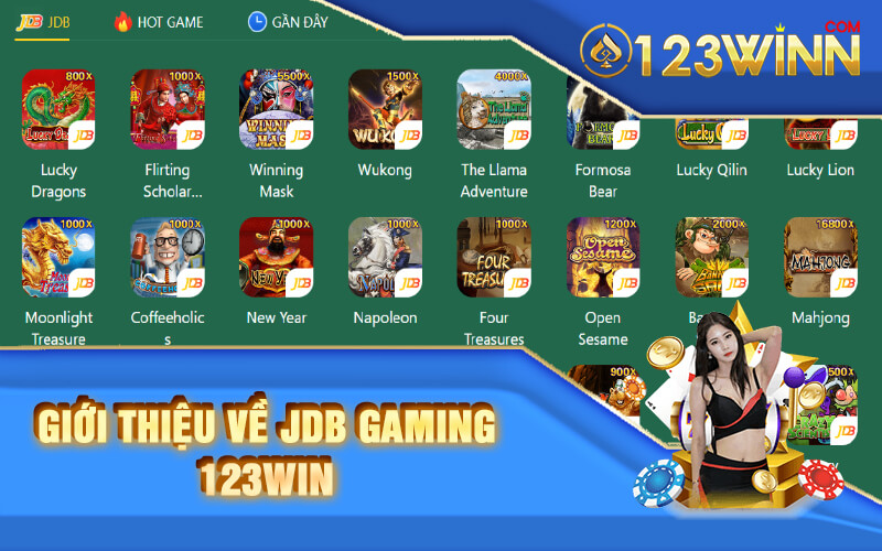 Gioi thieu ve JDB Gaming 123Win